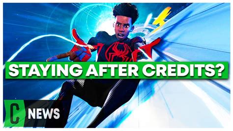 across the spider verse end credit|Does ‘Spider